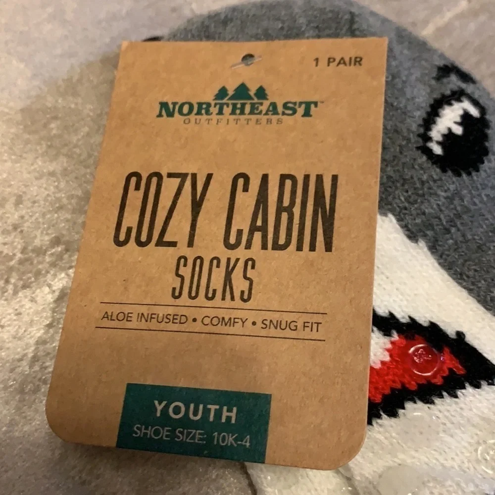 Cozy Cabin socks, kids, double layer, sooo soft and warm